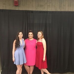 Plus sized pink dress